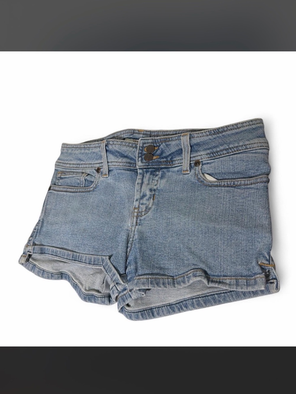 Abercrombie & Fitch Light Wash Denim Cutoff Shorts